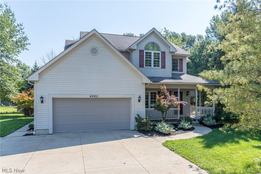 Welcome Home! This 4 bedroom 2 1/2 bath colonial sits on a quiet street in Stow. Beautiful two story foyer entrance, a
formal dining or office with tray ceiling and crown molding opens to the cozy family room with gas fireplace. The eat in
kitchen has beautiful Merillat cabinets, granite counters and ss appliances and provides easy access to the rear deck
that takes you to the large backyard. The kitchen also leads to the deep garage with hot and cold water. The first floor
laundry and updated 1/2 bath complete the first floor. All new carpeting and paint throughout the house. All 4
bedrooms can be found on the upper level. The master suite is complete with his/her walk in closets and the master
bath offers double sinks, a jetted tub and shower. The lower level of this home has a large unfinished basement ready
for you to optimize all of the space available. New AC unit, Petsafe invisible fence, and alarm system. You will be close
to shopping, restaurants, parks, schools, and a