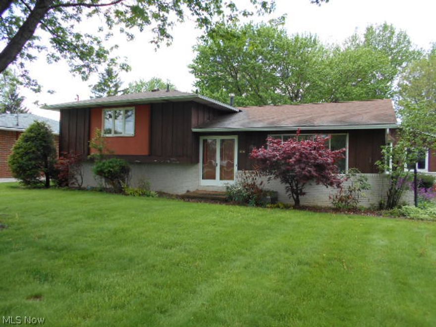 Home has 4 levels. It is a split level plan with a basement! Lots of room in this secluded and private corner lot.  2 master suites, large living room and dinning room.  Basement is partially finished and could be media room with bar or work out room. Enclosed 4 season room, pergola and storage shed all on just under 1/2 acre! Estate sale.. needs some updates. Price to sell!!!