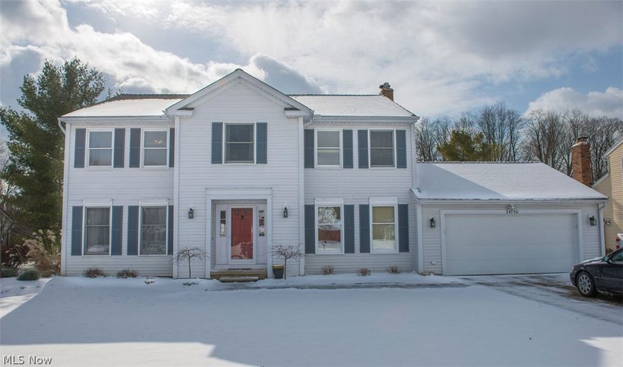 Classic 4 bedroom center hall Colonial with Fresh decor and many recent  updates. . 1st floor den/laundry. Spacious Master with large private bath. Gorgeous finished basement with built in bar/theater seating and all equipment.   All stainless newer appliances!