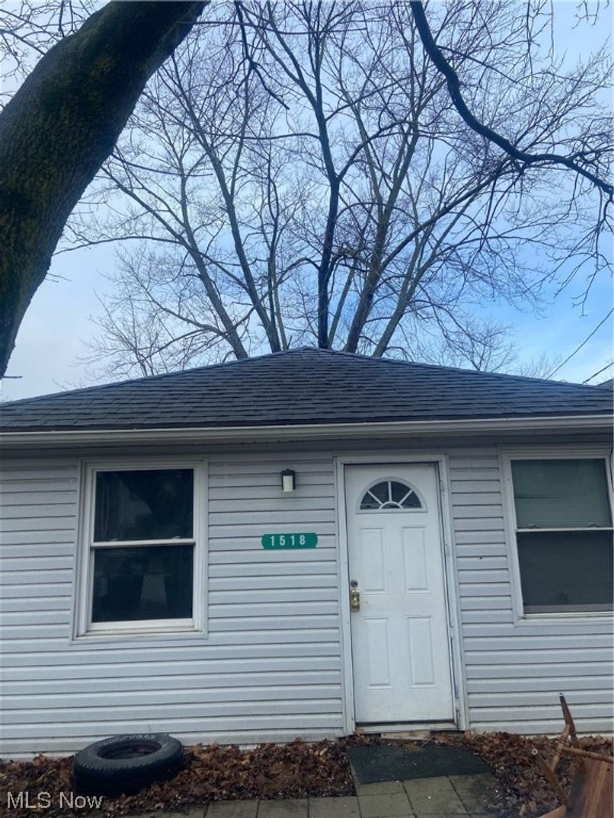 Welcome to 1518 Lake Road. This cozy 2 Bedrooms Ranch with a detached Garage is located in a great area. This home features 2 Bedrooms, Living Room and Kitchen. This property Kitchen and Bathroom is gutted. This fixer upper will be a great First Time Home for retired couple or Income Property. This home is located minutes away from the Springfield Lake and many other amenities. Call for your private showing today!!!