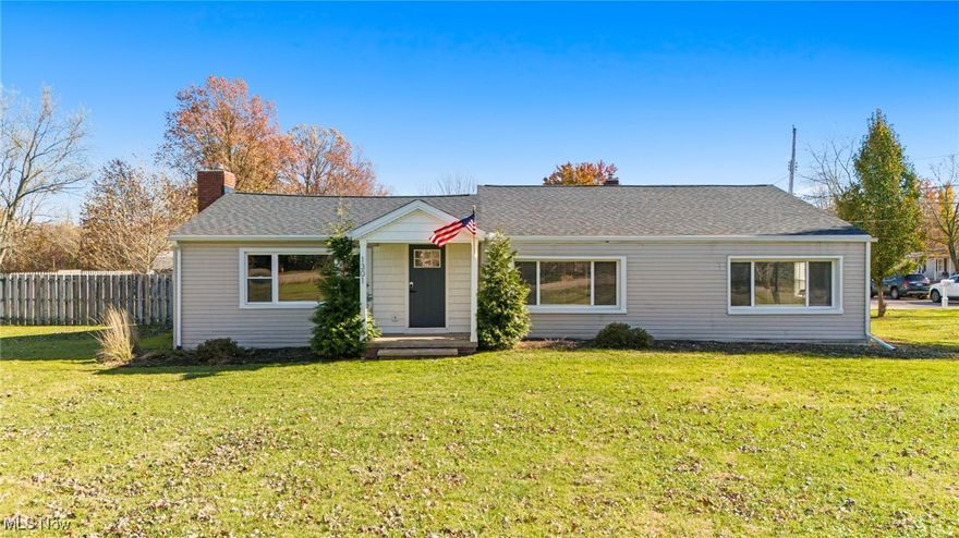 Welcome to 1301 N Main St in Amherst! A beautifully updated 4-bedroom ranch that combines the ease of one-floor living with a spacious, thoughtfully designed layout. The fourth bedroom is currently used as a wellness room, offering excellent versatility for a home office, studio, or peaceful retreat. Enjoy two full bathrooms and a 2.5-car garage, along with extensive recent updates for total peace of mind. Major improvements in 2022 include new wiring, plumbing, HVAC, LED lighting, LVP flooring, and high-end cabinetry. The interior was freshly painted in November 2025, and the roof was replaced in 2025, making this home completely move-in ready. The kitchen comes fully equipped with all appliances, plus an additional refrigerator in the garage. Washer and dryer stay as well. Storage is abundant throughout the home with multiple well-placed closets. Outside, a generous backyard includes a shed with a newly finished interior great for hobbies, storage or extra workspace. An additional parcel expands the total lot size to 0.7 acres, offering room to garden, entertain, or simply enjoy added privacy. This exceptionally maintained home offers comfort, quality, and modern convenience in one outstanding package. Don?t miss your chance to make this updated Amherst ranch yours!