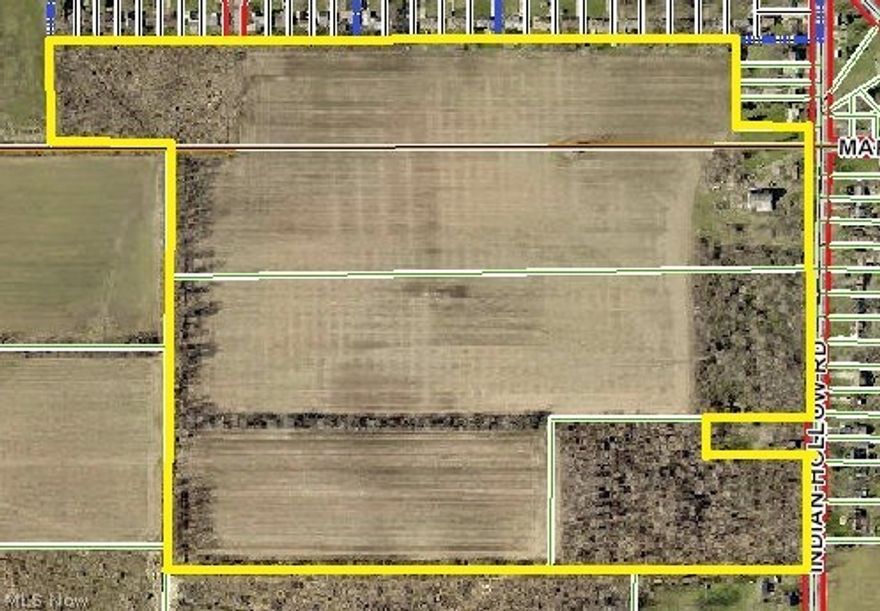 Over 88 acres with almost 1340 feet of road frontage. This property is located in the Midview School District and was annexed to the City of Elyria. Currently being farmed, this property would be ideal for development. There is a sewer line easement to the Elyria sewers on Middle Avenue. Easy access to highways.