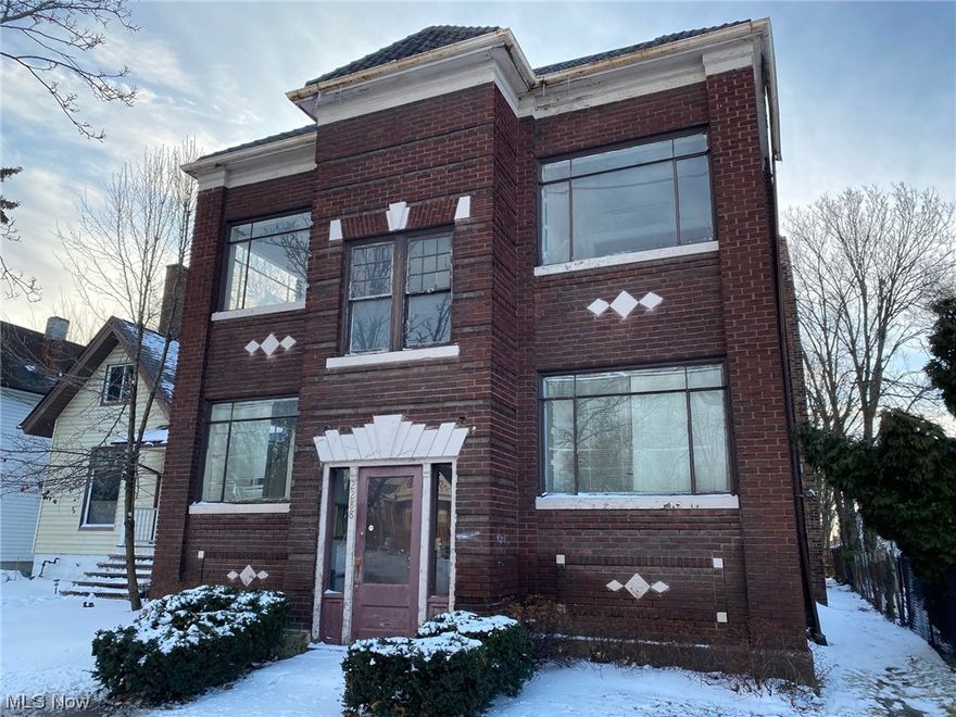 Located in the up and coming Fairfax Neighborhood just down the street from the Cleveland Clinic and the Karamu Performing Arts Theatre. This is a great opportunity to own 2 brick structures. This property is being sold as is and will require complete restoration.