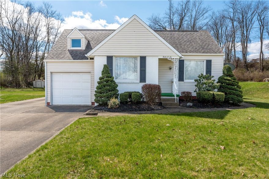 Don't miss this charming bungalow located in Plain Local Schools near 77 and all the conveniences. Approximately 1,364+/- sq ft with 3 bedrooms and 1 full bath, much larger than it looks. Quality throughout this home. Spacious open eat-in kitchen with lots of storage. Nice 3 season sunroom that leads out to a cement patio overlooking the backyard with a tree lined view. Awesome oversized detached 2 car garage with electric plus a 1 car attached garage and plenty of parking area in the large cement driveway. This house is ready for your personal touches. Being sold as is.