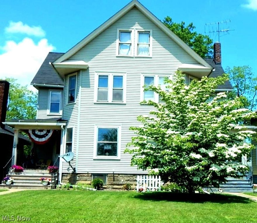 Sold "as-is". - Extremely spacious 3 bedroom duplex. Each units has a full dining rooms and 1 full bath. Each units has their own basement space and walk up attic space. Definitely be pleasantly surprised at the amount of space. Both have newer hot water tanks. Great investment opportunity, just needs some cosmetic updates.