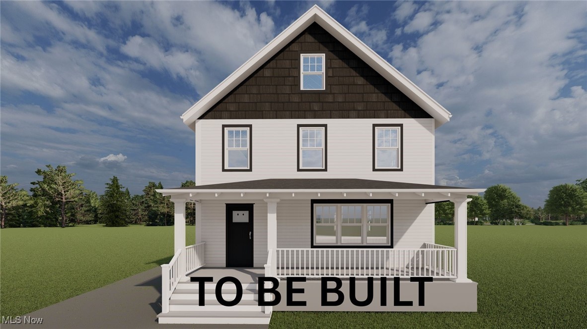 Gorgeous new construction with 15-year tax abatement in Shaker Heights! About 1700 sq ft of living area, plus a full, unfinished basement, great for storage or additional living area. Traditional colonial layout, but with an open floor plan first floor: eat-in gourmet kitchen open to the living and dining areas. First floor also includes powder room, mud room, first-floor laundry, and entry foyer. Upstairs are 3 spacious bedrooms and 2 full baths, including an en-suite off the primary bedroom. Act fast and you can still choose some finishes! Other features include a huge front porch, detached 2-car garage, ceiling fans, high-efficiency HVAC. All conveniently-located near shopping, schools, restaurants, just minutes to Shaker Square, University Circle, Downtown Cleveland. Renderings are an approximation of the finished product.