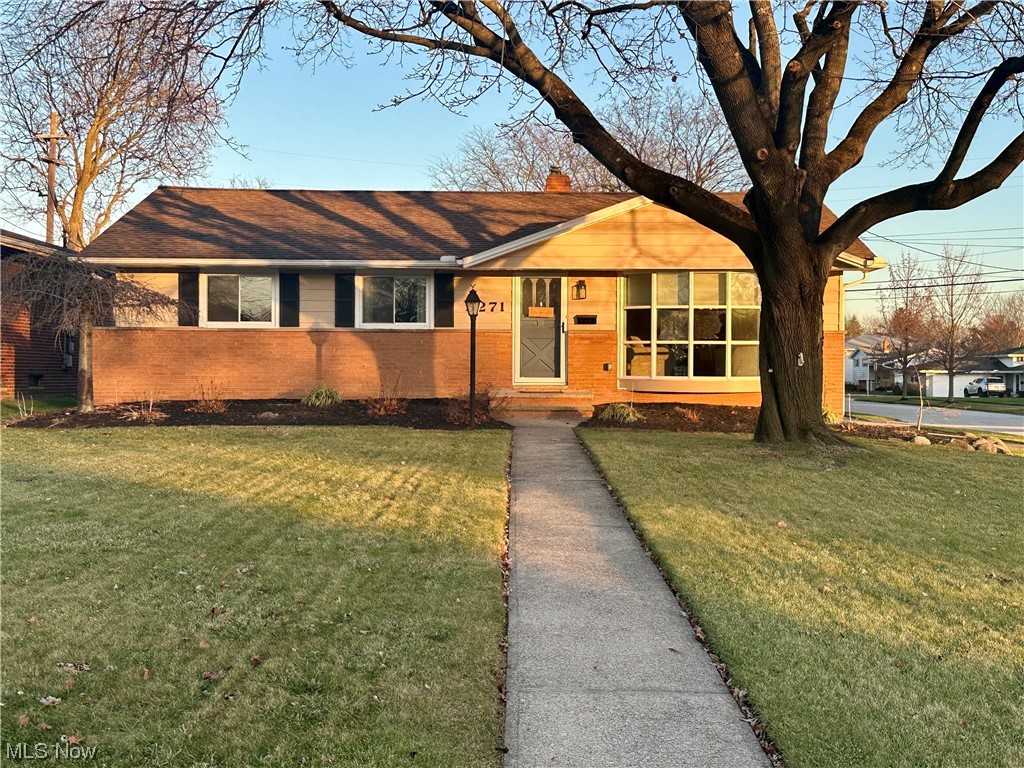 Move right into this updated ranch. You will be just minutes to I 480 and I 90! Close to Bain Park, Westgate Shopping Center and Metro Parks! Relax and entertain in the summer months on in your private backyard featuring a newly added patio (2021). This home features many updates such as: remodeled kitchen (2016) which offers custom, Amish Shaker style cabinets with soft-close doors and drawers, granite counters, recessed lighting and stainless appliances. This home is full of natural sunlight to soak up in the winter months. The spacious living room with vaulted ceiling and large bow window along with the beautifully refinished hardwood floors creates a warming atmosphere to host the holidays. The partially finished, lower level includes a large family room, perfect for movie night. Create your own craft space in the office. The laundry area is waterproofed with a sump pump great for more storage. Roof tear-off and replaced on house and garage in 2018 and skylight in main bath replaced. Other updates include, main bath remodel (2022), interior paint (2022), exterior paint, front and back storm doors replaced 2020. Be sure to check out this hidden gem!
