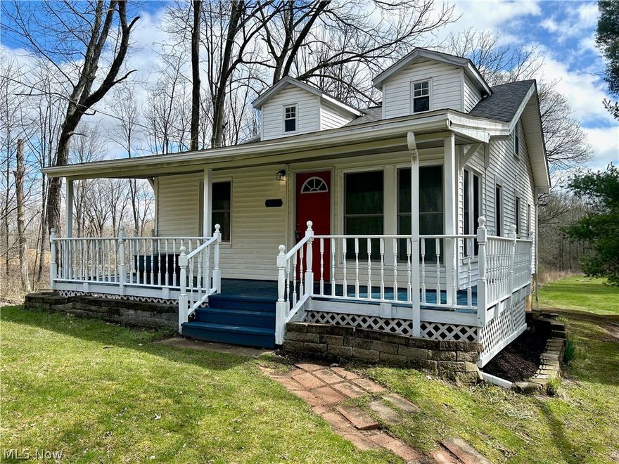 Cozy Cape Cod cottage in the North Canton area (Plain Local Schools). Located on over half an acre (.62) deep lot. Charming front porch. Conveniently located home features a spacious living and dining room, 2 bedrooms, full bath and foyer with lots of natural light (great for plants). Original hardwood floors professionally refinished in 2024. The kitchen has been updated (2024) with new laminate flooring, countertops, refrigerator and stove.
The second floor offers a large, finished open space perfect for a third bedroom or office. Updated vinyl windows throughout the home.
Full walkout basement with plenty of room for storage, recreation or office, plus a second full bath which has been completely remodeled in 2024 with new flooring, fixtures, vanity and lighting.
Home has been freshly painted throughout and is ready for your finishing touches!