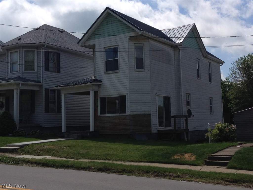 Nice remodeled 3 Bedroom home in Union Local School District. New metal roof, new high efficiency gas furnace with central air, new hot water tank, new 200amp electrical service/box, new attic insulation, updated bath, new front porch, new sidewalk, some new flooring, new dishwasher, 1st floor laundry & beautiful woodwork throughout. Large 20' x 10' deck on back. Mineral rights do not transfer.