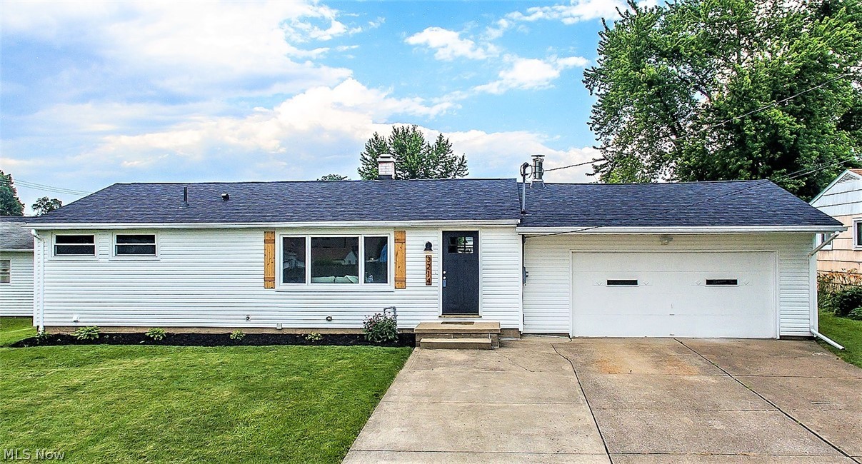 **COMPLETELY Updated MODERN Remodeled One Floor Living Ranch W/Exceptional Attention To Detail! *1500+ Sq. Ft Includes 3 Bedrms 2 FULL Bathrms & Finished Recreation Rm In Basement! *Attached 2 Car HEATED Garage W/Peg Board Wall! *FULLY Fenced In & Gated Back Yard *Storage Shed W/Electric *Widened Concrete Driveway To Accommodate 6+ Vehicles *NO OUTLET STREET *Near Schools *Updates Include: NEW Owens Corning ROOF W/Duration Shingles & 50 Yr. Warranty, Newer Double Hung VINYL WINDOWS, LUXURY Plank Timeless Designs Flooring W/25 Yr. Warranty, CARPET In Bdrms & Rec. Room, Full KITCHEN Remodel W/PANTRY Including American Woodmark Shaker Style Cabinets W/SOFT CLOSE Dovetail Drawers, Stainless Hardware, Stained Butcher Block COUNTERTOPS, Subway Tile Backsplash, Modern Dark Pendant Lighting For Contrast, Commercial Style Faucet W/Sprayer, Overmount Stainless Single Bowl Sink W/Rack, Custom Floating Shelves, FULLY Applianced With Refrigerator, Dishwasher, Oven & Microwave ~ WOW! *1st Flr. BATHR