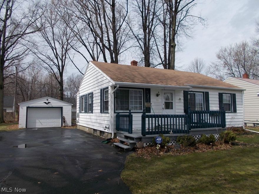 This tastefully updated ranch home on a full basement with 3 bedrooms and a 1 car garage with storage area. This home is fully insulated. The home has a gas forced air furnace, plus individual electric baseboard heaters in each room., if needed. Cozy and charming with its front porch and nicely landscaped yard.  One floor living at a great value and appliances stay.