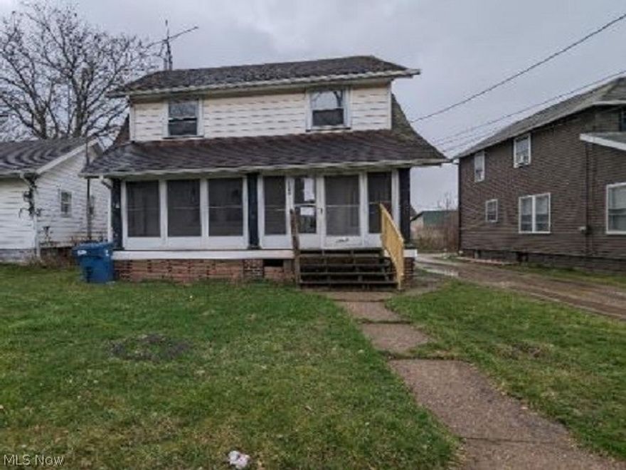 Great opportunity to buy this two story fixer upper built in 1926, located in Canton, OH and sitting on a .132 acre lot (40x144). The interior has 1254 sq. ft. with 3 bedrooms and 2 bathrooms plus a full basement.