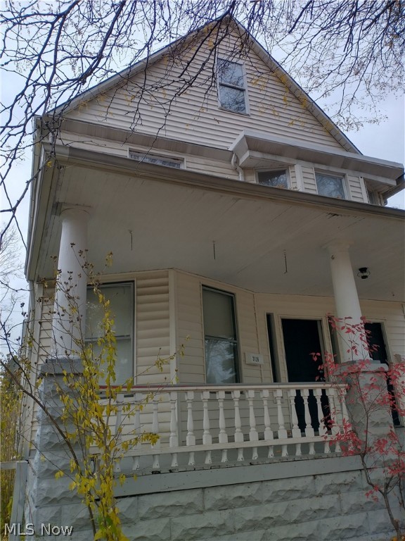 Refreshed duplex that is leased for $1700+ per month with long term leases. Two car detached garage with alley and front access. Hardwoods in both units refinished, with custom inlays in main level hardwoods. High ceilings on main level. Finished attic for more flex space. New paint, flooring, refreshed kitchens, refreshed bathrooms, custom order light fixtures, basement newly painted with shared washer/dryer for tenant's use. Lower maintenance vinyl siding, tenants maintain yard, some new windows, kitchen appliances included. Keep one as long term rental and AIRBNB the second unit next to Ohio City's rates, maybe! Buy cash flow and booming west Cleveland area. Photos taken as work was completed. Oak hardwoods are refinished. Duplex next door sold for $165,000 earlier this year.
