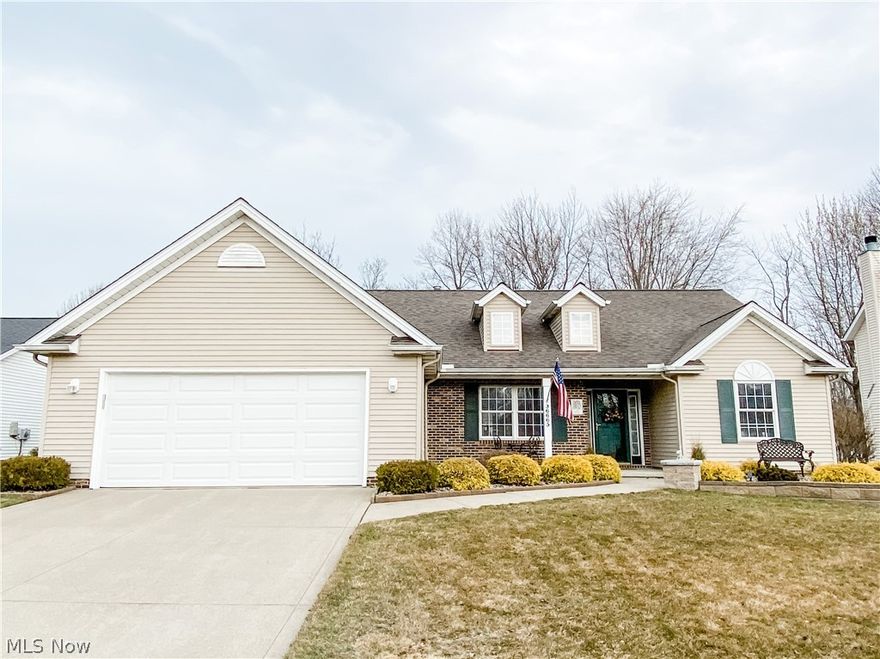 Do not miss an opportunity to live in the sought after Garrett's Cove! This beautiful Ranch home has been meticulously maintained by it's original owners! This home offers 3 bedrooms/2 full baths, beautiful kitchen wood cabinetry with quartz countertops, custom backsplash, new wood floors in kitchen. Charming eat in area to enjoy all your meals and take in the beautiful scenery in your backyard. The slider will take you to your large deck that offers so much peace, privacy and tranquility. Listen to the stream in the summer nights, entertain with friends under your pergola, the choice is yours! The master bedroom is a generous size with a large walk in closet and spacious master bathroom! The other wing of the house features two more bedrooms and a full bathroom. The exterior of this home is absolutely charming, mature landscaping surrounds the home, plus a spacious shed for year round storage! This home has an amazing location to downtown Willoughby, Chagrin River Park, and easy acces