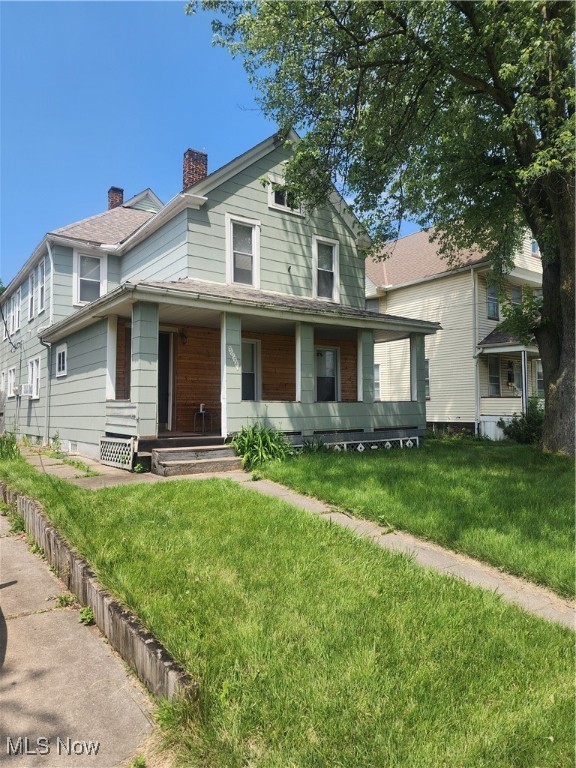**OPPORTUNITY in the Opportunity Corridor area of the city of Cleveland** This tenant occupied multi-family home has some updates, a fenced backyard, and a large workman's garage. The property is only minutes away from downtown, highway access, recreation, schools and entertainment. There are 2 bedrooms and a full bath in each of the well-maintained units, and this property is a perfect opportunity for a first-time home buyer or investor. Please contact the listing agent to schedule a showing appointment.