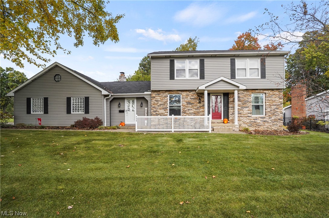 Welcome home! While coming up to this stunning home, you will notice the beautiful brick façade. As you enter your new home, you are greeted with a dining room that is open to the kitchen, stairs to the 2nd floor, laundry room with new shower (2022), family room and living room with gas fireplace, new vinyl flooring throughout (2020). Continuing thru, you enter the bright, large kitchen that features stainless steel appliances, ample cabinets and counterspace, including a bar with underneath storage space. The 2nd floor boasts three bedrooms, and two full bathrooms. Large master suite features a walk in closet and full bathroom. Unfinished basement provides plenty of storage area, rough bathroom, painted walls (2023), crawlspace was waterproofed (2020), 2 sump pumps (1 in basement and 1 in crawlspace), new HWT (2022), and new AC/Furnace (2019). The fully fenced in large backyard awaits you with a large patio for entertaining. TV hook up on patio. There is a fabulous above ground pool with new liner (2023). Two car attached garage (2021). New vinyl siding and stone (2021). Nothing to do but move in!