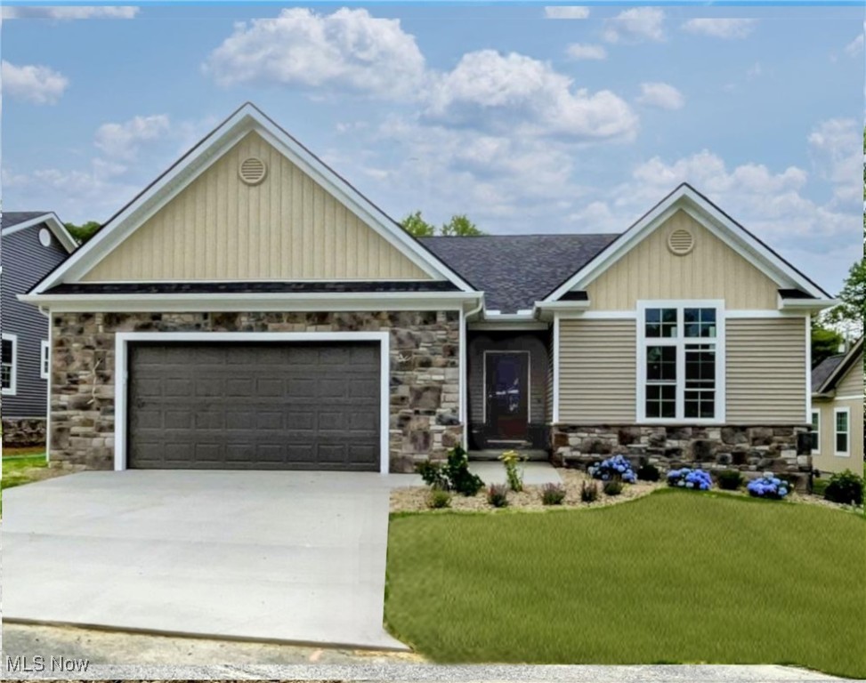 ANNOUNCING...an exciting NEW HOME development in Poland Twp called "VILLA NORA!" This fee simple PUD villa community has a variety of services for a much easier Life Style. Customized LUXURY RANCH HOMES offering a blend of stylish architectural designs. IMPECCABLE craftmanship can be found in this one floor living Villa. Open concept design features a full view of the DELUXE Kitchen with LAVISH custom cabinetry that feature indirect lighting, quartz counter tops, RADIANT spacious center island and all stainless steel appliances. Large Great Room with cathedral ceiling and plenty of natural lighting. Full Master Bedroom suite with deluxe ceramic shower, large double sink vanity with linen tower and closet room galore. MATCHLESS features throughout, such as vaulted and cathedral ceilings, 9' interior walls, special trim package, SMART HOME® products, latest and greatest colors have been chosen on hardware along with wall finishes. Sliding glass door to covered patio. 3 bedrooms, two full bathrooms, first floor laundry room with cabinetry and sink, walk in pantry, yard and landscaping has been installed, 24 x 24 attached Garage, Foyer entry with crown molding, full Basement with rough in plumbing for another bathroom... 6 lots have already been sold within the development !!! The ULTIMATE in Carefree Living! Located in Poland Twp. behind the Little Red School House on Route 224. Visit our Open House on Sundays between 12 to 3. There are additional NEW HOMES up for sale to view as well! CALL for more pricing information!