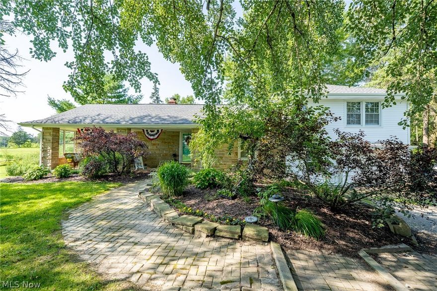 Come home to this beautifully well maintained four bedroom, two full bath home, on just over ten acres. Enjoy your property from the large covered front patio or spacious deck off the back of the home where the heated pool awaits you. The home has natural decor though-out. Eat-in kitchen has newer appliances, large pantry and access to the deck. This home has plenty of space for everyone! The two large outbuildings are perfect for your cars, boats, and livestock. Property has gas well, gas rights convey the property. Schedule your private showing before this one is SOLD.