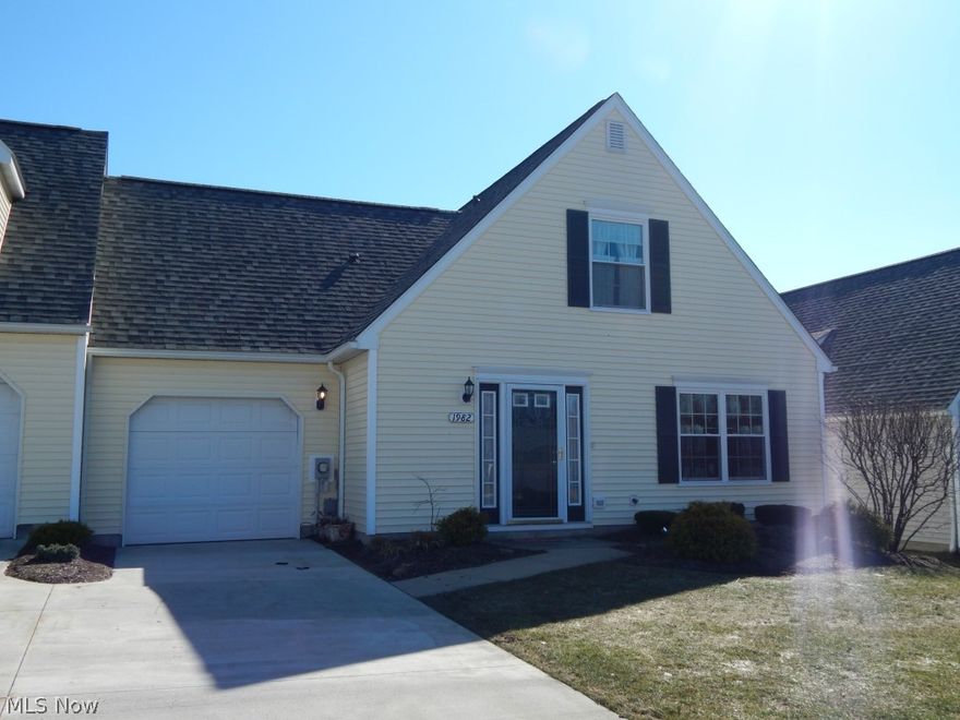 This wonderful condo in Tallmadge has so much to offer you.  The large Great Room has wonderful wood floors, a gas fireplace and patio doors that open onto your own privately fenced patio.  There are many updates in the kitchen including stainless steel appliances and Italian ceramic tile floors.  Ceiling fans throughout help supplement heating and cooling depending on the season.  A new high efficiency furnace, central air and windows were all installed in 2013.  The only thing missing form this condo is YOU.  Contact the listing agent today to schedule a private showing.