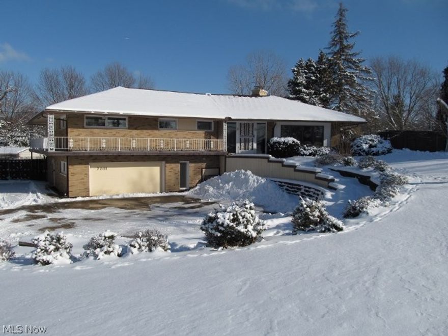 Be first or be sorry. Easy to show. Immediate possession. Must see the incredible upgrades of this custom one of a kind brick ranch. Updated kitchen with oak cabinets, granite counter tops, buffet area, huge walk in pantry, french doors leading to a 3 tier patio and walk around the house covered porch. Formal dining room and living room boasts beautiful hardwood floors with walnut inlaid pattern and full wall of windows overlooking almost an acre fenced in back yard. Living room also includes a stone brick fireplace. Owner suite boasts sitting area with a slider leading to the walk around porch. Bedrooms have beautiful hardwood floors and custom built in dressers and closets. Incredible quality woodwork throughout. 6 panel wood doors. Ceramic foyer. Lower level has a in-law suite with separate entrance from the patio and garage, full bathroom, bedroom, family room and entertaining area.  The front yard features a circular driveway with 3 tier landscaping. 2 car attached garage. Too muc