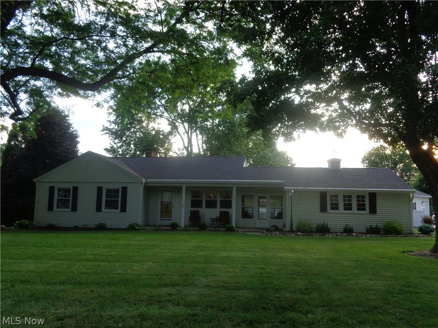 Unique Ranch in Convenient Location.  Top-Shelf Condition with Updates.  Three Bedrooms, Two Full Baths with Recreation Room.  Updated, Tilt-In
Vinyl Windows, Roof Shingles 2006, Furnace/Air/HWT approximately 2008. Updated Applianced Kitchen with Wonderful View.  Vinyl Privacy Fence plus 
Invisible Pet Fence.  Two-Car, Attached Garage with Nature Stone Floor. 1996 Detached, 720 Square Foot One-Car Garage Including Living Room, Bedroom,
Kitchen w/Eating Area, Full Bath and Separate Entrance with Furnace, HWT, Range, and Refrigerator. Concrete Driveway with Additional Parking and 
Shed.