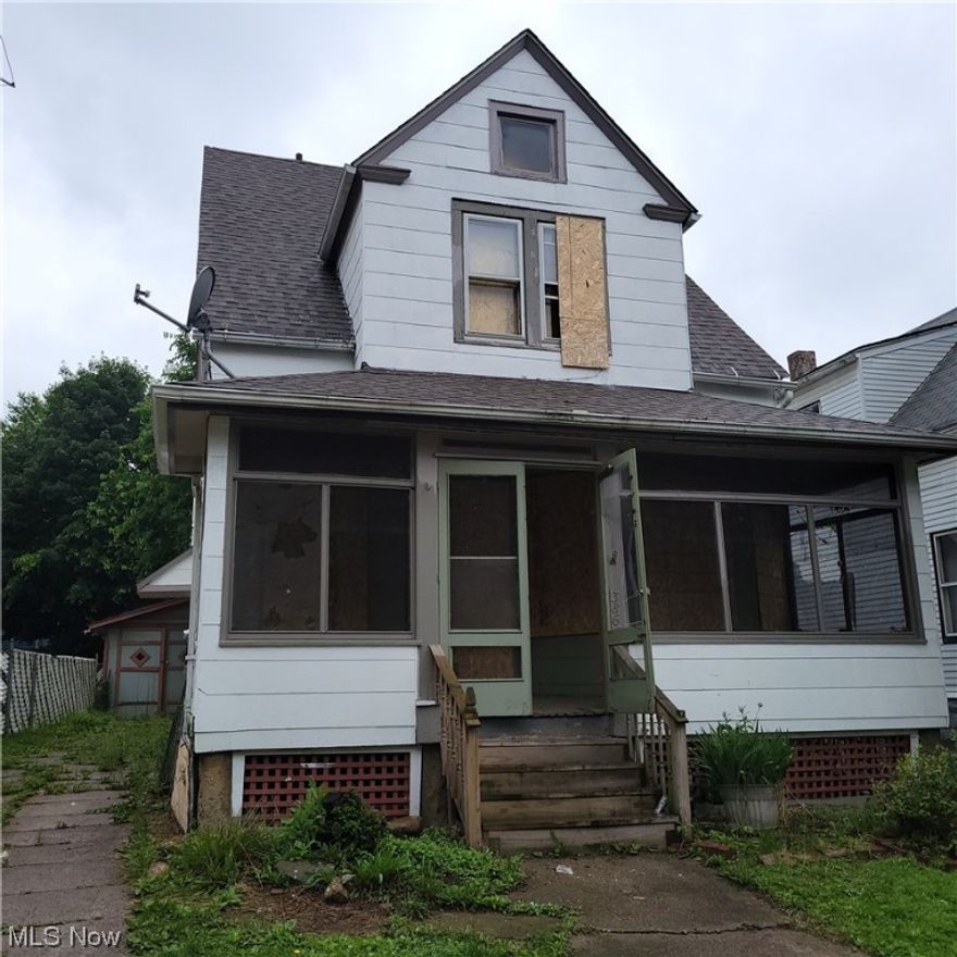 Welcome to 3866 W 41st St! This 4 bedroom, 1 bathroom colonial is looking for the right investor, contractor or handy homeowner to give this home the update it deserves. Bring your tools and your ideas to make this home truly shine! Hardwood floors throughout the entire first floor and even into the second floor!