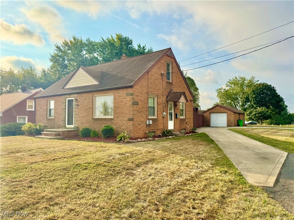 Welcome to 4560 7th st NW. This delightful bungalow nestled in Perry Township is ready for new ownership. This property exudes warmth and character, featuring a welcoming exterior, full brick home. Inside, you'll find a cozy living room with lvt flooring, abundant natural light and neutral paint throughout. The well-appointed kitchen boasts ample pantry space, new countertops and stainless steel appliances that enhances the home's inviting atmosphere. There are two bedrooms on the main level, while the third is upstairs and would make the perfect primary bedroom, guest room or playroom. The bathroom has been tastefully updated to include tub/tile shower combo, one piece toilet, new flooring and sink. The finished basement with new carpeting and electric fireplace is the perfect place to relax or entertain. There is a half bathroom with new sink and flooring as well as laundry area and storage. Relax on the private deck and brick patio overlooking the spacious, fenced in backyard. Detached one car garage and plenty of parking with the large driveway. This property not only showcases custom details but also provides easy access to highways, parks, shopping, and dining. Experience the perfect blend of charm and convenience in this exceptional bungalow, where every corner tells a story of comfort and style.