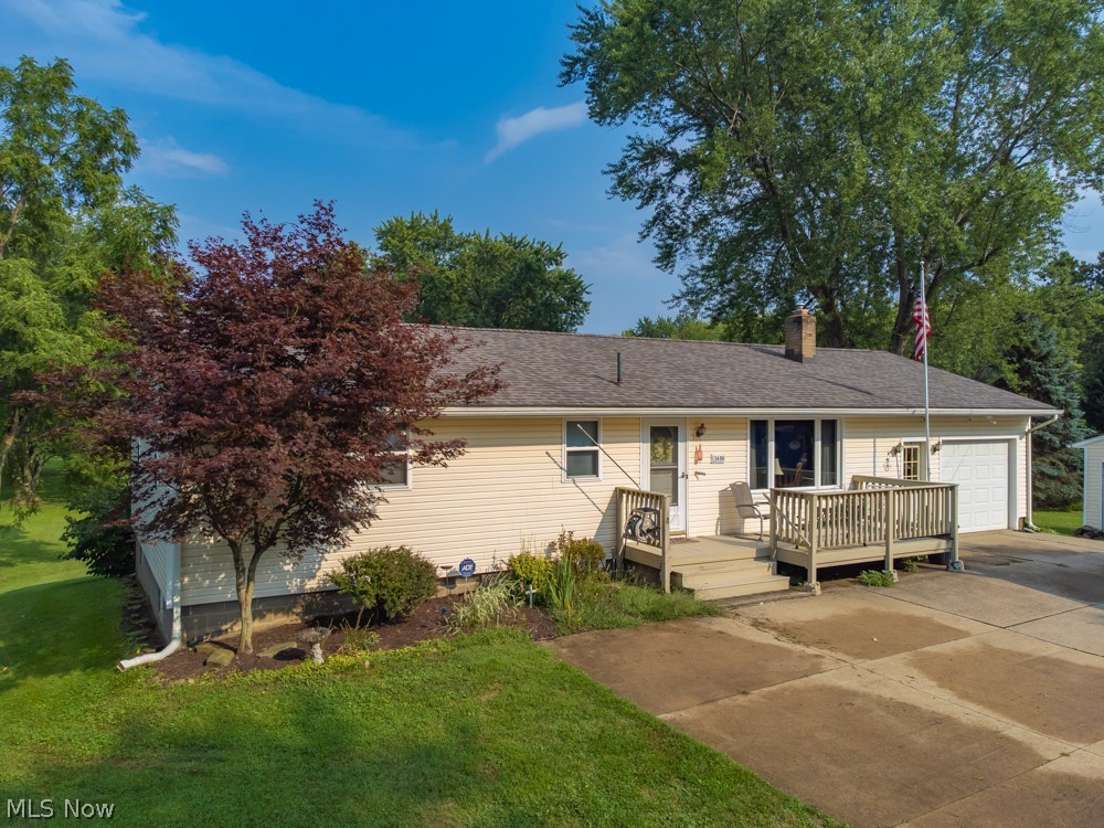 Nicely maintained, spacious ranch with acreage. This lovely home features a large eat in kitchen, 3 bedrooms and a full bath on main level. Lower level features a walk out basement that leads to the beautiful 1.75 acre property. This area has been turned into an additional suite with 2 more bedrooms, living space and full bath. Lots of space. Don't miss it!
