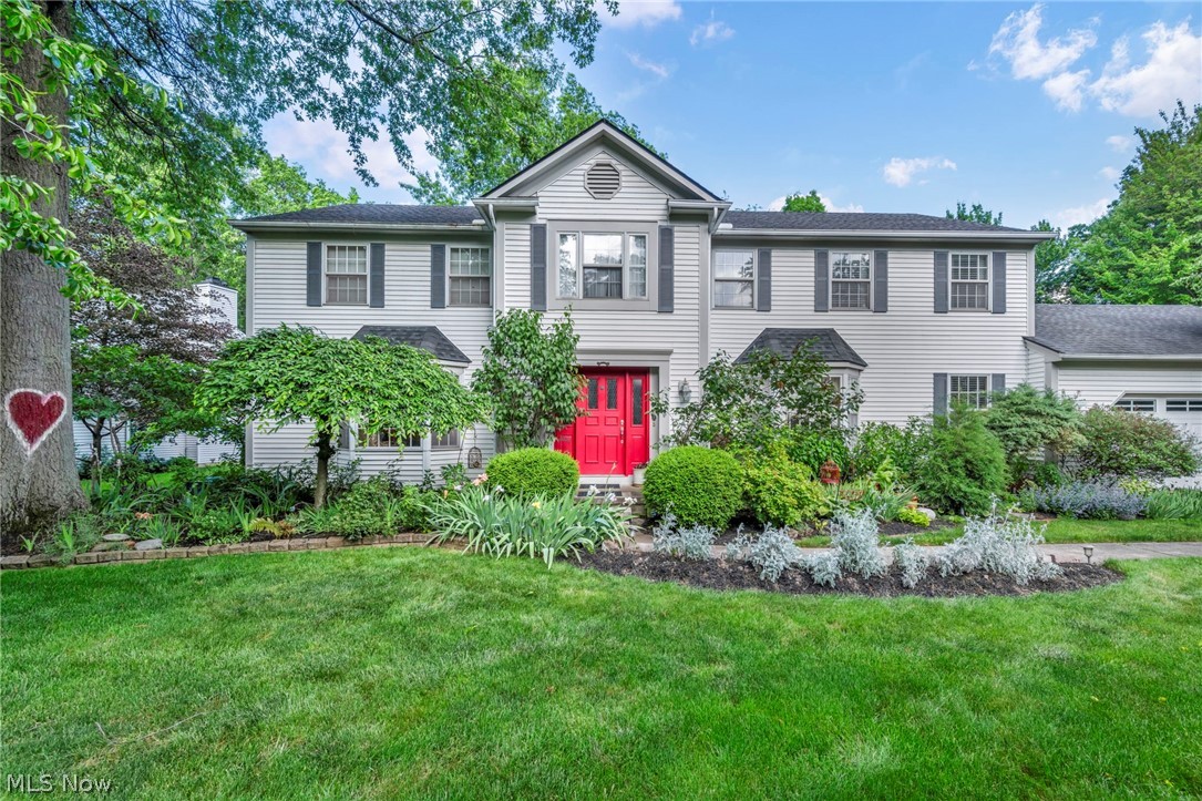Welcome to this lovingly cared for home by original owner. This classic colonial features a living room, oversized dining room for entertaining, beautiful hardwood floors in the family room and office. Ceramic tile in dining room and kitchen. The kitchen boasts granite counter tops, stainless steel appliances, cook top and wall oven. The first floor is complete with an enclosed 3 season room, the laundry room and half bath. The second floor has 4 generous sized bedrooms. The master features a walk-in closet, sitting room and master bath with soaking tub, double vanity and shower. The serene backyard is perfect for all of your summer nights! The landscaping is breathtaking! Roof, furnace and AC all replaced in 2012. The development provides a community pool, tennis/pickleball courts and walking trails. This remarkable home is just a few minutes' walk to Lake Rd. where you can take your evening stroll along the shores of Lake Erie.