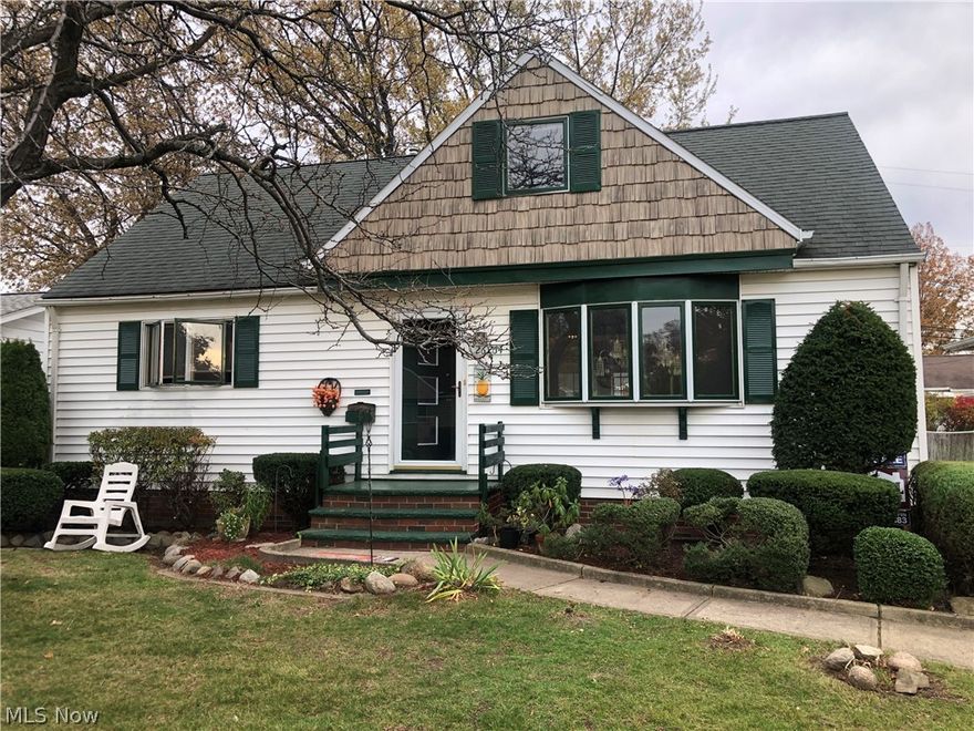 Welcome to this spacious 4 bedroom home on a lovely street in Euclid. As you enter you wont be able to miss the magnificent bay
window giving just the right amount of natural light and a perfect view of the manicured lawn. The main living area boasts beautiful
hard wood floors which lead to a spacious dining room and large open kitchen. There is a lovely enclosed porch off the kitchen which
looks out onto the completely fenced in backyard. There are 2 spacious bedrooms on the main level and an additional 2 bedrooms on
the upper level. This home also has 2 full baths and a finished basement perfect for entertaining. There are Pella windows throughout
the house. All appliances stay and beautiful updates have been made throughout the home. The Point of Sale Inpextion has been
completed by the City of Euclid and this home is violation free and move in ready!