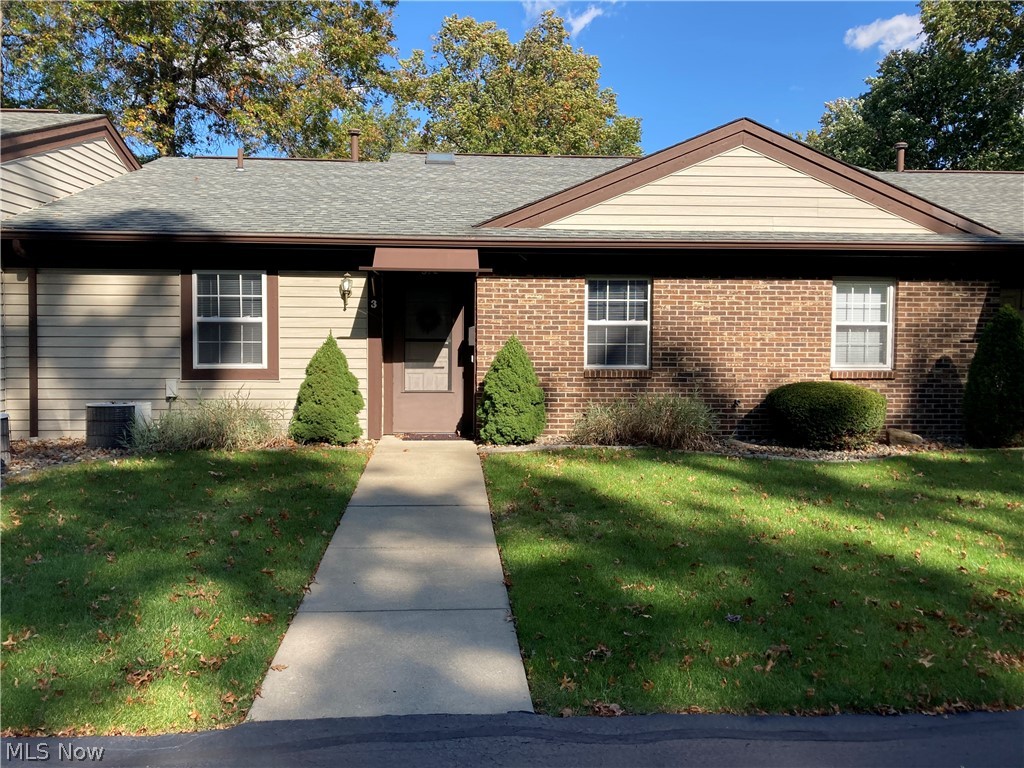 You'll enjoy easy, one-floor living in this nice two bedroom, two bath condo with vaulted living room with skylights, kitchen with breakfast bar, master bedroom with attached bath, main-level laundry room and two-car detached garage.