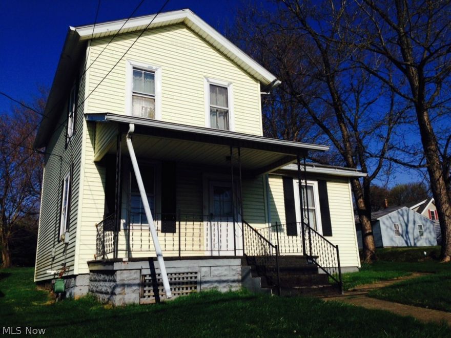 Two story home in Massillon.  Needs a little TLC.  Perfect for investors.  Nice front porch, detached garage in back.