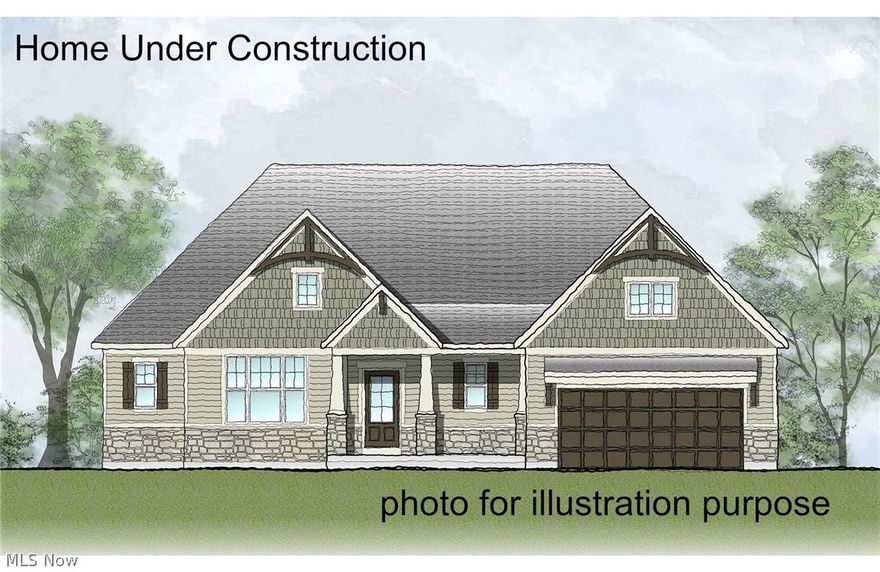 This Drees Homes Lyndhust Ranch design is to-be-built to customer specifications. Contact Drees Home for details.