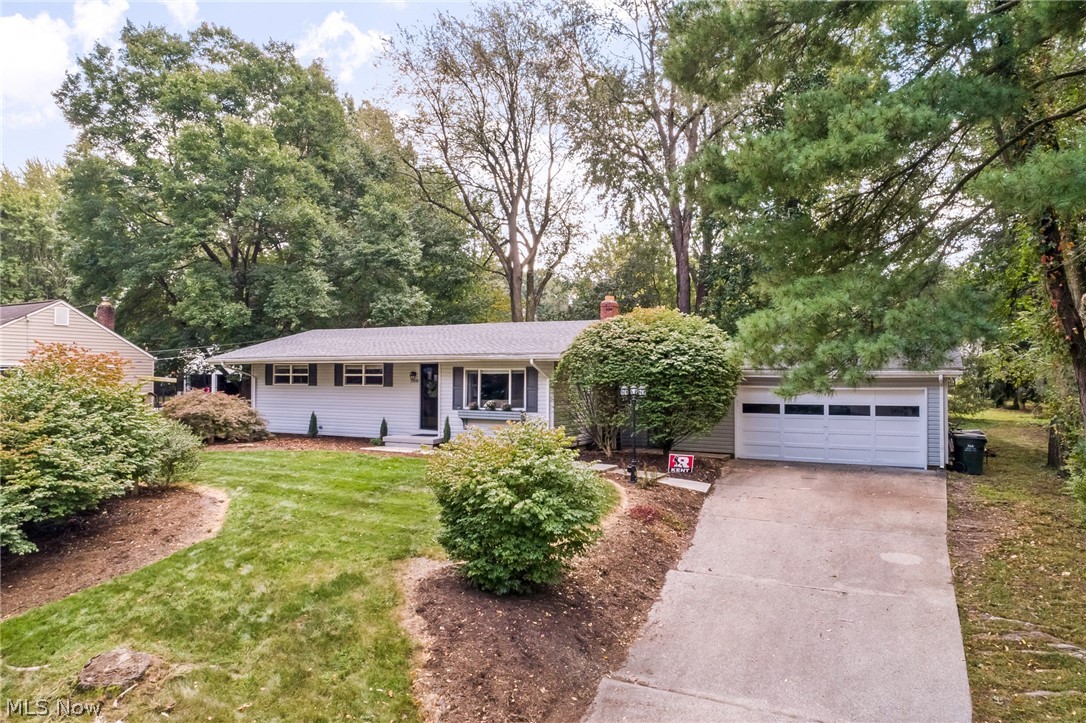 This lovingly maintained 3BD/1BA ranch home is tucked away on a double lot one block from Main Street on Kent’s west side. Upon entering the home, you’ll notice the warmth of the newly refinished wood floors that flow throughout the open main level. The eat-in kitchen was remodeled in 2003 and features laminate flooring and plentiful cabinets and provides easy and weather-free access to the 2-car garage through the tidy breezeway! Enjoy one-level living with a convenient, spacious, and bright first-floor laundry – no more trekking up and down steps! In addition to providing loads of extra room for storage, the full dry and clean basement could easily be finished for additional living space, and has been plumbed for a shower. The owners have made most of the major updates for you already: Roof (2021), hot water tank (2020), Furnace (2016), bathroom remodel (2014), and windows, electric panel, siding, and gutters and downspouts (2003). All that’s left to do is move right in! Centrally an