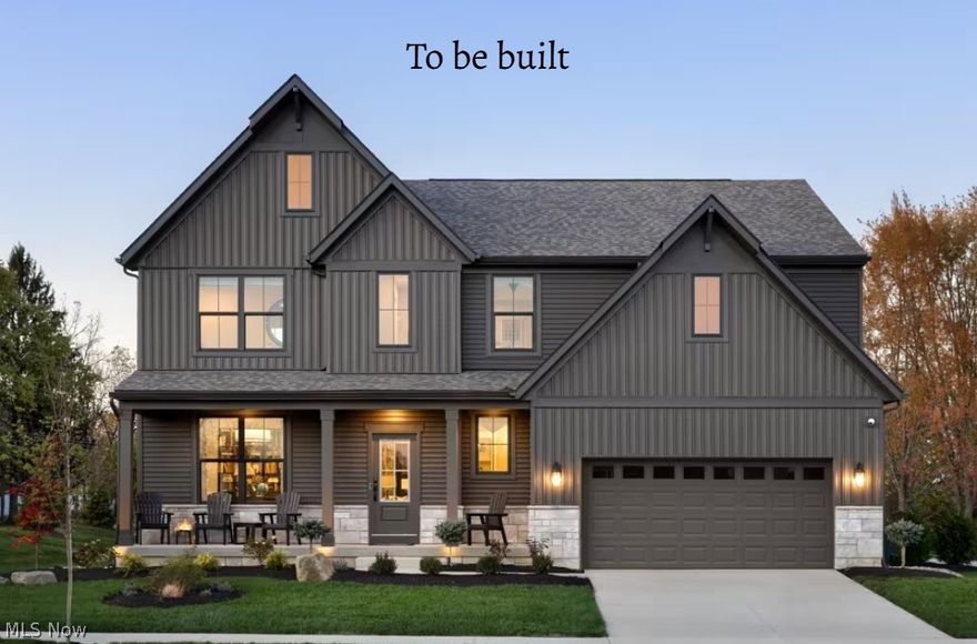 Home under construction. Welcome to Lakeview Pines, a new community in the scenic surroundings of Medina, offering peaceful living just minutes from Route 18 and Interstate 71 for easy access to shopping, dining, and entertainment. This thoughtfully designed two-story home features 4 bedrooms, including a luxurious primary suite with an oversized shower and spacious walk-in closet. The main level includes a home office and flexible living space, along with an open-concept layout ideal for everyday living and entertaining. Upstairs, a large gameroom provides additional space to relax or gather. Located in the desirable Highland Local School District, Lakeview Pines offers comfort, convenience, and quality living. Photos for illustration purposes.