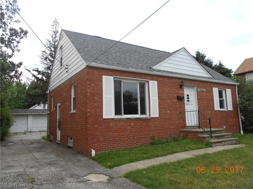 This is a nice size brick bungalow home with 3 bedrooms and 1.5 bathrooms. This home features 1,400 square feet of living space. This home is much larger than it appears from the outside.  There are some updates completed on this home including a roof, kitchen and bathroom.  There is also a two car garage and a large backyard.