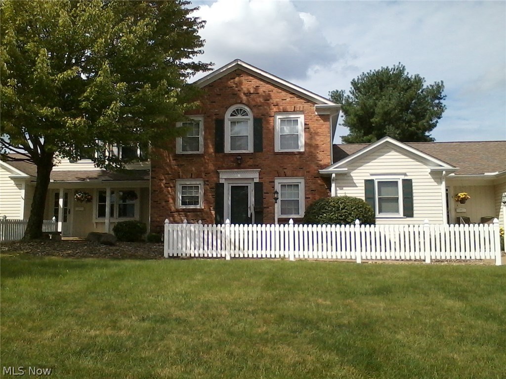 Well maintained, Brick/Vinyl, 2 story, 2 BR Condo with 1 1/2BA's. Light, bright and airy. Desirable, convenient location, close to shopping, Rte. 224 and Rte. 680. Brick front. Vinyl windows. Detached, single garage with storage space. Extra parking for guests. Beautifully landscaped yard. Rear deck. Kitchen with all appliances, eating space and laminate flooring. Open LR/DR with sliding door out to the rear deck. All window blinds/shades are included. Stairway to the 2nd floor has a vaulted ceiling and ceiling fan. Spacious MBR with walk in closet, private sink and access to the main bathroom. First floor half bath. Full basement. Higher-efficiency furnace, Cent A/C, 40 gal., gas HWT, elect. breaker box. Washer and dryer in the basement are included. Basement can be easily be finished. Roof (2010). Spouting and gutter guards in 2013. PRICED TO SELL! WON'T LAST LONG! CALL TODAY!