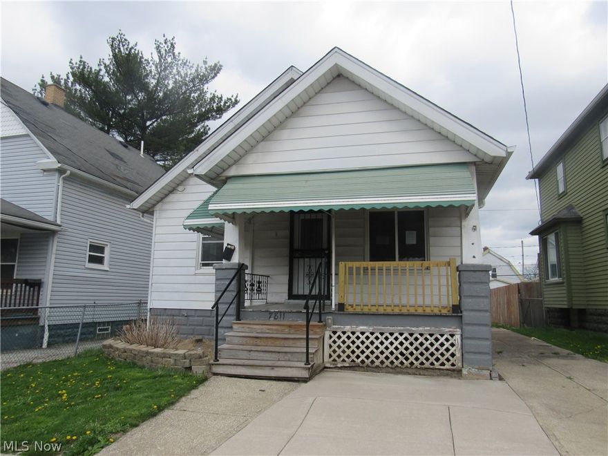 Three bedroom bungalow, living room, dining room, updated kitchen.  Full basement.  Extra bonus room on second floor with third bathroom.