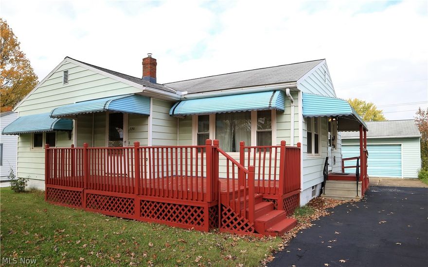 Great location, minutes from shopping and highways. Well kept ranch with two-car garage and accessible ramp make this a welcoming home for all ages. It has a compact plan and featured hardwood floors, a full basement with separate game room and utility room. Detached two-car garage, an accessible ramp, a pet-friendly fenced in yard, and close to shopping, grocery store and major highways make this a desirable location. The home comes with a one-year warranty and a full general, pest and inspection report for the buyer's peace of mind. Schedule your tour today!