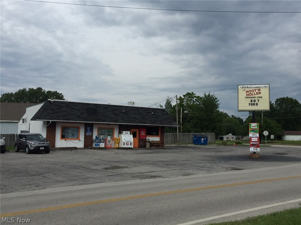 Ready to be your own boss? Here is a terrific opportunity to own your own business. The Hoot 'n Holler, a well-known Lordstown convenient store, is located at the corner of Carson Salt Springs Rd and Lyntz Rd, just west of State Route 45. The building has been well-maintained over the years and offers retail space, full kitchen, drive-thru window and ample parking. Currently has a carryout license which includes Sunday sales. A separate space was used as an ice cream shop and could be utilized in that way again. Price includes the building, land, inventory, fixtures and equipment. Don't let this opportunity pass you by! Call for details. Land Contract terms and lease terms available.