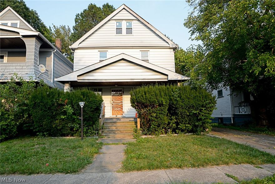 Welcome home! Property features a great front porch and landscaping as soon as you walk up. Hardwood floors have just been stained. The kitchen has an open space and has room to have items on both sides. Both bathrooms have been updated and are functional. The living room and dining room both have nice hardwood floors with space for the entire family. The ceiling fans throughout the house make for relaxation at its finest. Each bedroom upstairs has great space and great layout. The 3rd floor has additional space for whatever your needs may be. Outside you will find a great backyard with a two-car garage.