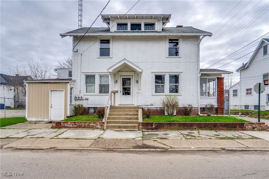 Investors! Take note of this money maker to add to your portfolio. At a 7.9% cap rate, this one makes sense. There is one parcel being sold and on that parcel you have a SFR home with 3 bedrooms, 1 bath, and a full basement. This home is currently rented for $850. Then, you have an adjacent duplex which recently became occupied with rent on the lower unit of $625 and the upper unit brings in $575. The lower unit has 1 bedroom, enclosed porch, and access to the full basement with laundry hookups. The upper unit has 2 bedrooms but does not have a laundry option. There is also an attached storefront (approx. 1,500 sq.ft.) which would make a great office space/storage unit and features 2 floors, half bath, and a garage door on one side for storing larger items. In the past, this was used as an office on the second floor and storage on the first floor. All of the hard work is done as the current owner recently rented all 3 units and they are all M2M. The annual income does not include the storefront which makes the investment even more appealing. The tenants pay all utilities. Owner takes care of the lawn, taxes, insurance, and any repairs. Across the street from the SFR, there is ample parking. The SFR has its own parking and there is more on the north side of the storefront if needed. What a great opportunity!