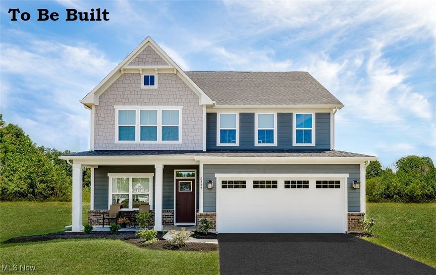 Last chance for a summer move in! Look no further than this spacious colonial home in Sandy Springs Trail! Come home every day to a stone front with a beautiful front porch. Make every day living easy with an upgraded kitchen that has luxurious finishes like a huge kitchen island including quartz counter tops. Entertain friends and family with movie night, games, or to watch your favorite sporting event with a included finished basement! Don't miss out on joining this growing community! Schedule your appointment today! Photos for representation only. To be built.