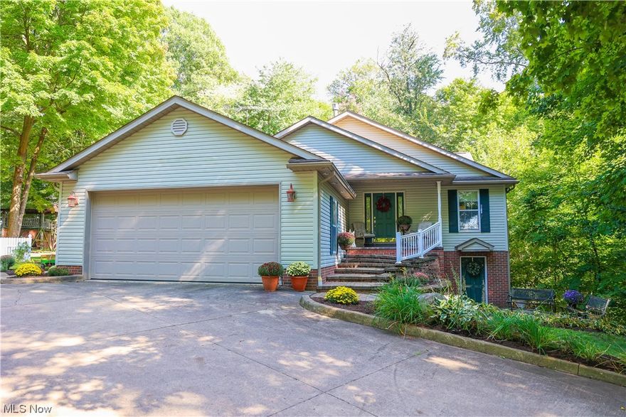Built in 1977 and remodeled in 1993, this home boasts a 2-story addition from 2002, which includes a sunroom with views of a wooded ravine and a 2-car garage. It features oak floors in main areas, custom Mullet cabinets throughout, and a secluded backyard shaded by mature trees with a stamped concrete patio. The kitchen is well-equipped with Corian countertops, a large pantry, and all-inclusive appliances. The living room houses a gas fireplace, while an upstairs loft can double as a den or spare room. Highlighted by full-length windows, the sunroom and office offer serene forest views. The main floor bedroom has oak floors and patio doors for natural light. The expansive walk-out basement can serve as an apartment, featuring a full kitchen, 3 bedrooms, a bathroom with a double-sink vanity, and a laundry area with appliances. The home, built in 1968, is a solid brick ranch home with a 2-car attached garage that has been well-maintained but could stand some updating. Main level features a kitchen (all appliances included) dining area with a cozy woodburning fireplace and sunlit by the patio doors that open to the back deck. The living room has a large picture window and the front entrance. Down the hall are 2 bedrooms and a full bathroom. Main level laundry (appliances included) and a half-bath. The full-walk basement gives the possibility of extra living space or adding another bedroom.