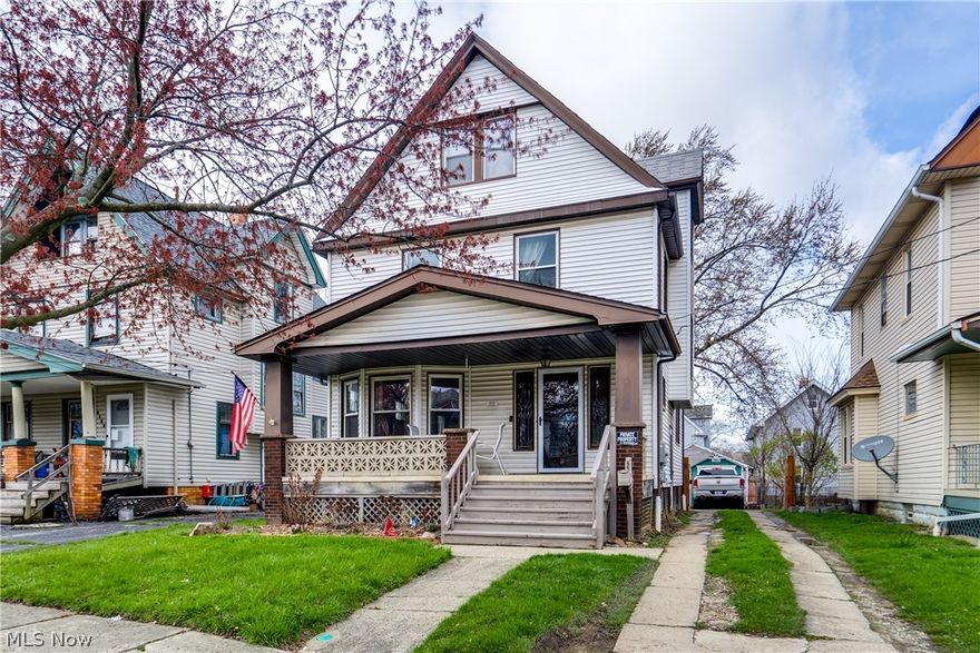 Welcome Home to This 4 Bedroom Colonial Located in the Heart of the Old Brooklyn Area, Natural Woodwork Throughout the Living 
Room and Dining Room, Built-in Shelving and Wood Columns Which Will Even Impress Your Parents.   Spacious Kitchen with Stainless Steel Appliances, Including Microwave, Refrigerator, Stove and Dishwasher.  Full Basement with Plenty of Space to Create Your Own Living Area.  The Second Floor Features 4 Nice Sized Bedroom and a Full Bathroom. The Attic Can Also Be Finished for additional Living Space.   Furnace 2017, Hot Water Tank 2007, All Windows Have Been Replaced with Vinyl Windows.