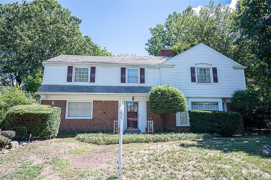 Nestled in a historic Community corridor is a charming 4 bedroom, 2 1/2 bath single family home. This brick colonial boasts a spacious living room and fireplace on the 1st floor; which connects to the formal dining area. The kitchen has granite counter tops, tile flooring, eat-in kitchen nook and ½ bath; freshly painted throughout. The kitchen’s picture window displays a view of all the beautiful seasonal landscaping.  There is a patio for entertaining or to simply sit back and relax. 4 bedrooms on the second floor including a generous master suite with new carpeting and recent updates to master bath. The remaining 3 bedrooms offer large and spacious accommodations as well, as a second full bath with full shower/tub. Plenty of storage space!  with a walk in closet on the 2nd floor, and closet space on the 1st floor. The partially finished basement features new carpeting, wood-burning fireplace and a replaced water heater/furnace in 2018. The wet bar serves as a great place for family g