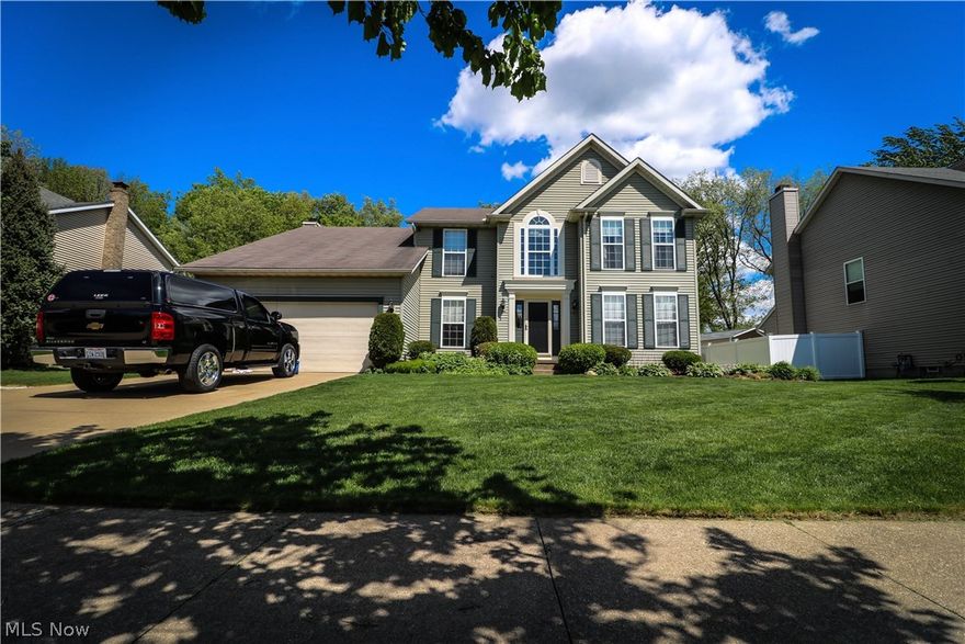 Come see this lovely, move-in ready 4 bedroom, 2 1/2 bath home located in the desirable Coventry Crossing neighborhood. This beautiful, well-maintained 2,298 sf home boasts an open floor plan with a spacious family room and partially finished basement. First floor laundry with the washer and dryer included and stainless steel appliances in the kitchen make this home a must see! Whether you're relaxing on the new deck looking out at your large, private, fenced in backyard or taking a walk around a well-lit, beautifully maintained neighborhood, you won't be disappointed! Community park and events throughout the year also make this neighborhood a wonderful place to live.