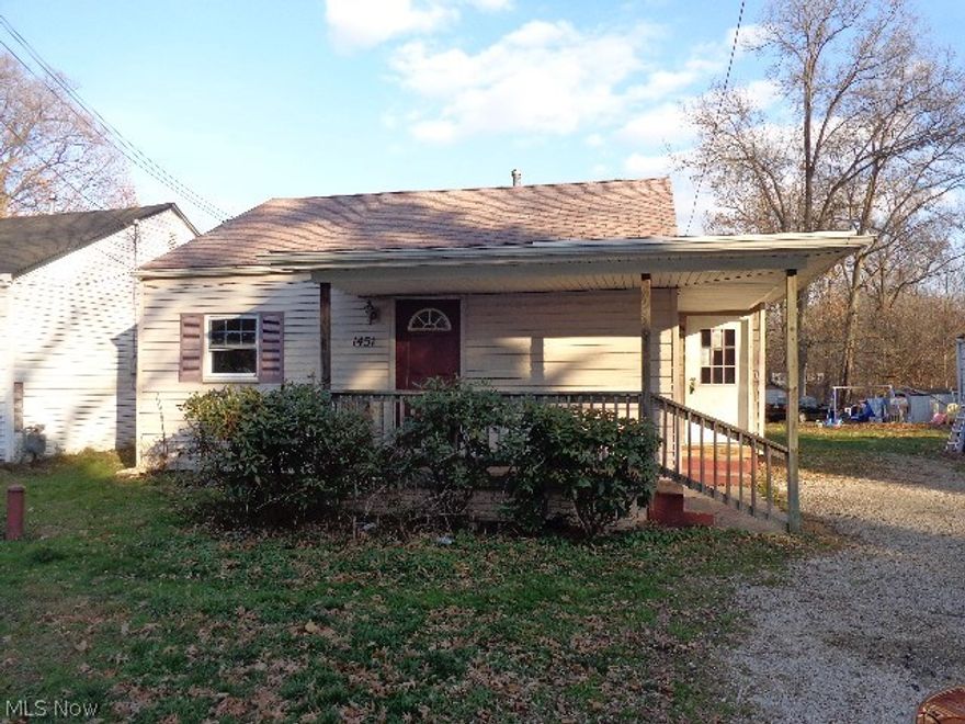 Want to have a Lake Cottage then bring your imagination this home could be for you! Home being sold AS IS.  Property located close to Springfield Lake.  This home is perfect for a handy person there are some newer windows and appears some remodeling was started.