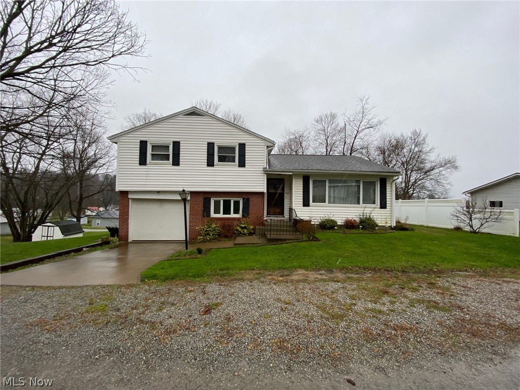 Check out this cozy split level located just north of the peaceful Village Of Fredericksburg. 3 spacious bedrooms all located in the upper level. Great sized kitchen that features a built in cook top and built in oven and ample cabinets. The secluded back deck is right off the dining room. Very spacious living room that is open to the dining room. The lower level features the laundry room, nice sized rec room and half bath. Lower level also has walk out door and access to the garage. The almost half acre lot gives you plenty of options for additional building, or plenty of space to enjoy outdoor activities!