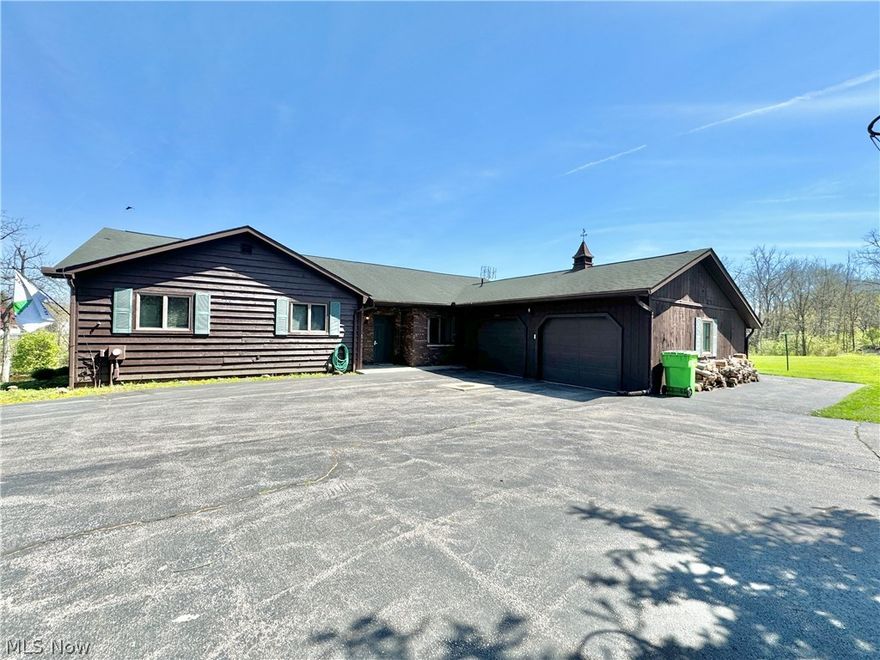 Escape to your own slice of paradise with this stunning creekside retreat ! nestled amidst natures beauty this sanctuary offers the soothing sounds of rippling waters right outside your door, with over 4 acres of land to explore you'll find tranquility at every turn, step inside to discover an open floor plan, perfect for entertaining guests or enjoying cozy holiday dinners with loved ones, The spacious living areas seamlessly blend with the picturesque outdoor views. Featuring 4 bedrooms and 3 1/2 baths there is plenty of space for the whole family to spread out, convenient first floor laundry plus the walk out basement boosts an in law suite, providing additional privacy and conveinience, this property includes a large pole barn offering plenty of space for all your outdoor gear and Equiptment, this creekside oasis is more than just a home, it's a lifestyle! Don't miss this chance to make this natures paradise your new home !